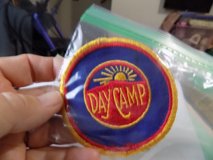 Vintage Day Camp patch 3 inch 1984