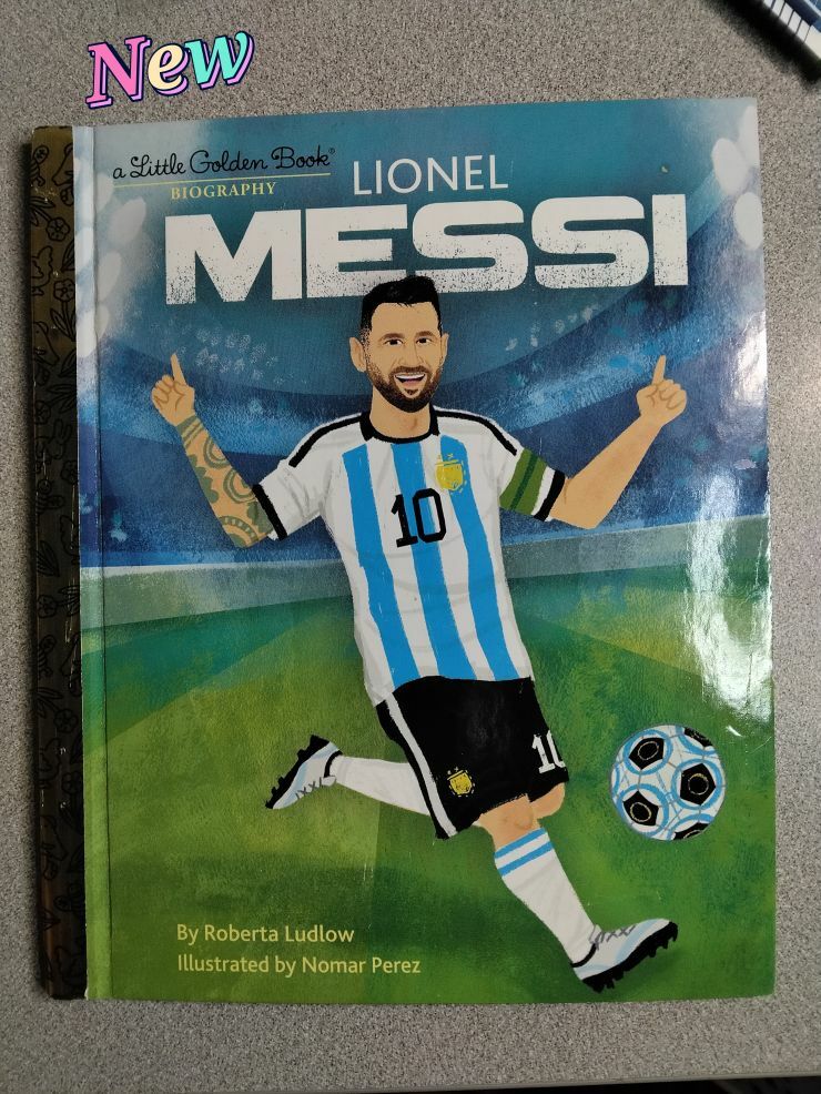 Free: Lionel Messi Little Golden Book New Hardcover