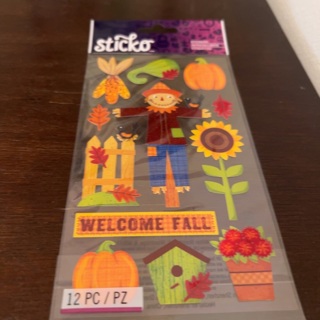 Sticko welcome fall stickers 