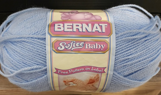 NEW - Bernat Softee Baby Yarn - "Pale Blue" 