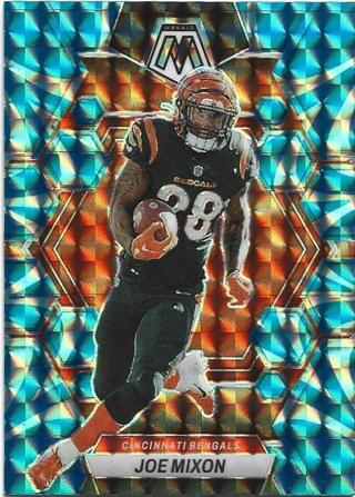 2023 MOSAIC JOE MIXON BLUE PRIZM REFRACTOR CARD