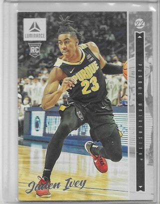 Jaden Ivey 2022-23 Chronicles Draft Luminance #37 Rookie Card