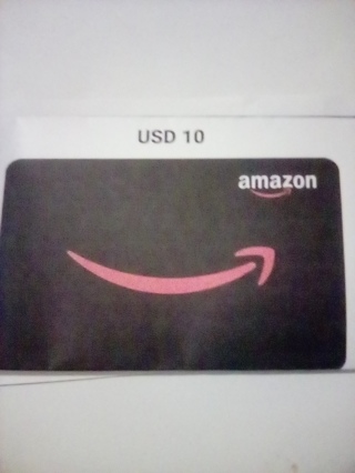 Amazon $10.00 e-gift card 