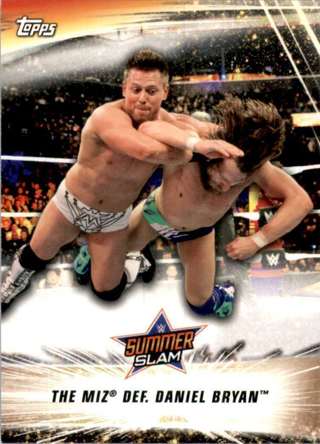 2019 Topps Wwe SummerSlam The Miz Def. Daniel Bryan #97