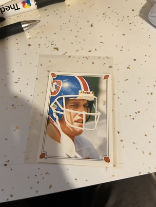 1987 topps sticker john elway