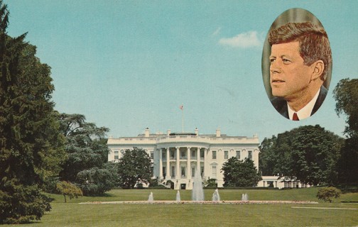 Vintage Unused Postcard: c: 35th President, John F Kennedy