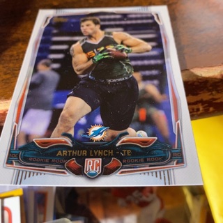 2014 topps aruther lynch rookie football card 