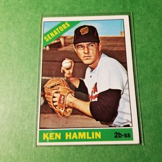 1966 - TOPPS BASEBALL CARD NO. 69 - KEN HAMLIN - SENATORS