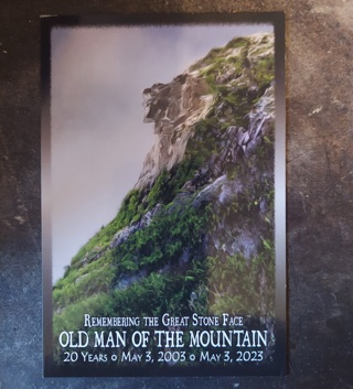 Old Man Of The Mountain Postcard 