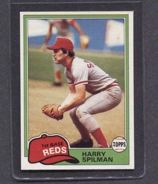 1981 Topps #94 Harry Spilman (Reds)