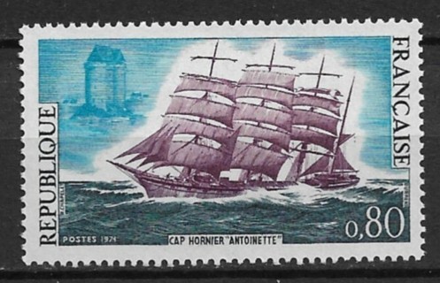 1971 France Sc1301 Cape Horn Clipper "Antoinette" MNH