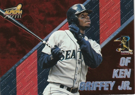 1998 Pacific Aurora #24 KEN GRIFFEY JR. Pennant Fever Seattle Mariners