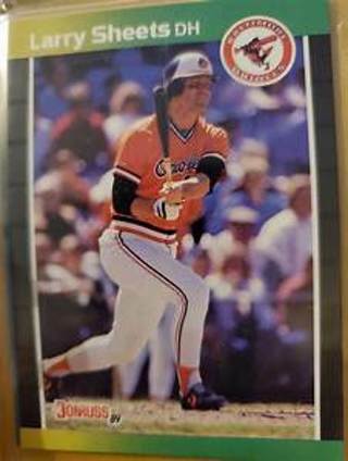 Larry Sheets 1989 Donruss Baltimore Orioles