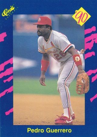 Pedro Guerrero 1990 Classic St. Louis Cardinals