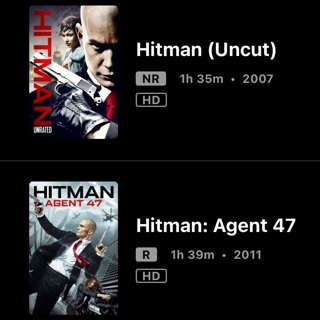 Hitman (Unrated) / Hitman: Agent 47 - HD MA 