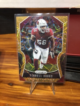 Terrell Suggs 2019 Panini Prizm Orange Laser Prizm #235