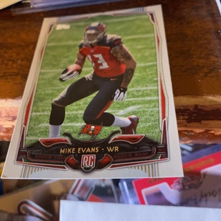 2014 topps Mike Evans rookie football card 