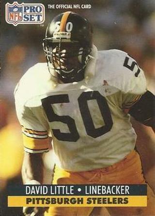 Tradingcard - NFL - 1991 Pro Set #635 David Little  - Pittsburgh Steelers