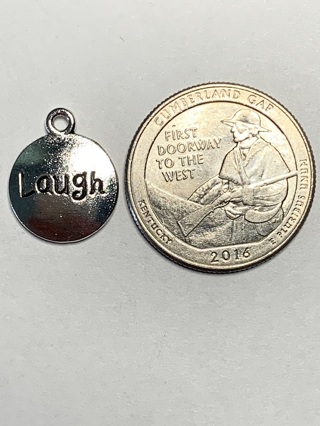 ♦♦LAUGH CHARM~#5~SILVER~FREE SHIPPING♦♦