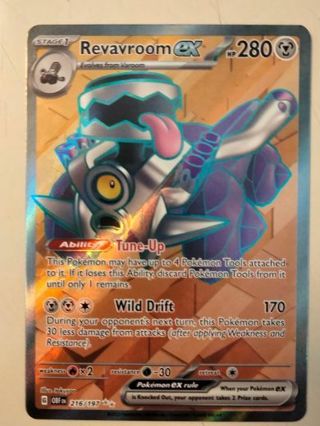 Revavroom ex 216/197 double rare holo nm pokemon