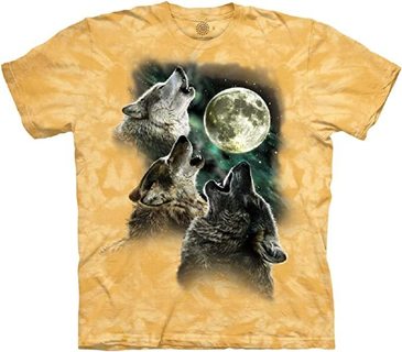 Brand New The Mountain Women's (or unisex) Three Wolf Moon Plus Size 2X T-Shirt Awooooo!