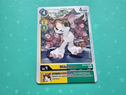 Digimon anime card