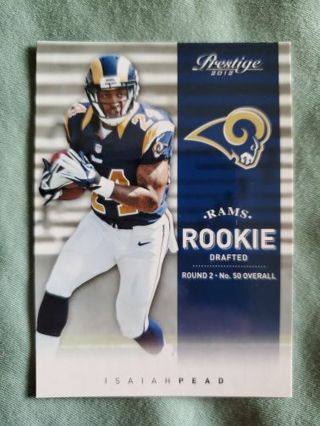 2012 Panini Prestige Rookie Isaiah Pead