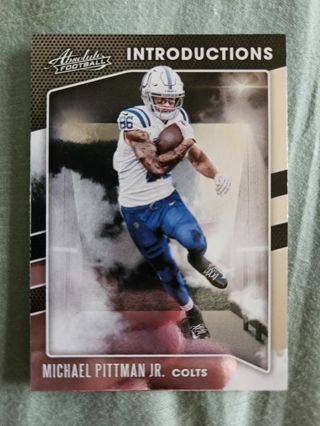 2020 Panini Absolute Introductions Michael Pittman Jr.