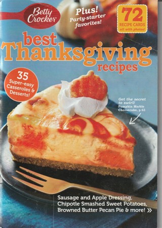 Soft Covered Recipe Book: Betty Crocker: Best Thanksgiving
