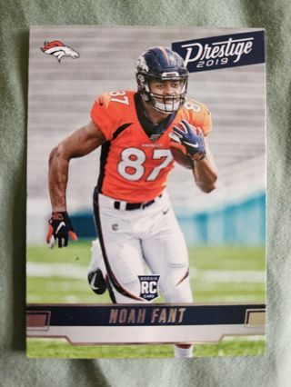 2019 Panini Prestige Rookie Noah Fant