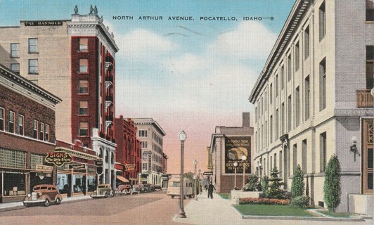 Vintage Used Postcard: 1944 N Arthur Ave, Pocatello, ID