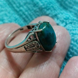 Sterling silver turquoise ring size 9