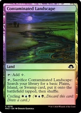 Contaminated Landscape FOIL - 0218 - Common - Modern Horizons 3 MH3 MTG