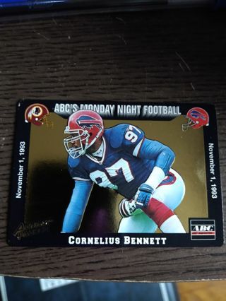 Cornelius Bennett Bills Monday Night Football Buffalo Bills