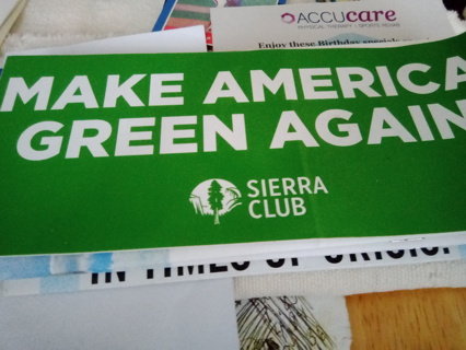 Make America Green Again Bumper Sticker