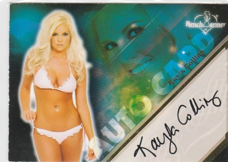 Benchwarmer Limited 2011 - Kayla Collins Model Autograph