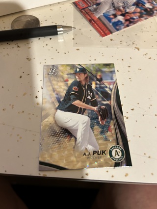 2017 bowman platinum top prospects A.J. Puk