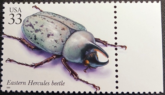 NICE BEETLE STAMP 33c MNH