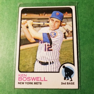 1973 - TOPPS BASEBALL CARD NO. 87 -  KEN BOSWELL - METS