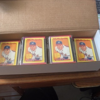 (7ct) 1989 Donruss Warren Spahn Puzzle Sets. Complete