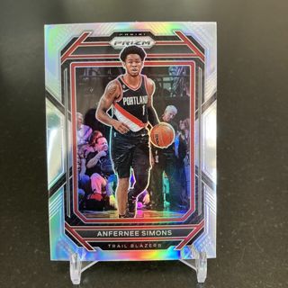 Anfernee Simons 2022-23 Panini Prizm Silver Prizm #46 Portland Trail Blazers Basketball Card