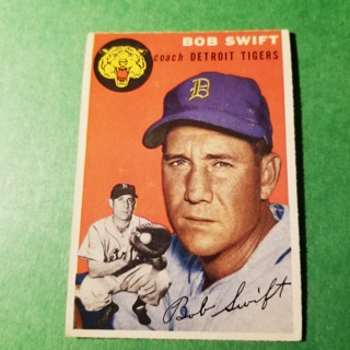 1954 - TOPPS BASEBALL CARD NO. 65 - BOB SWIFT - TIGERS - BV= $25