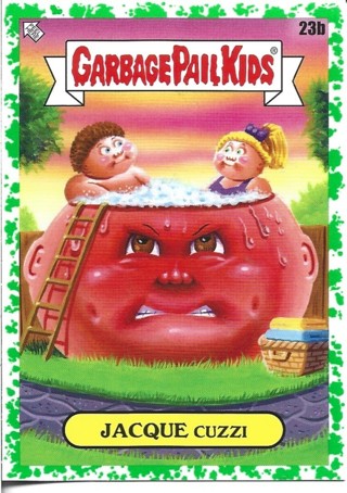 Brand New 2021 Topps Garbage Pail Kids Jacque Cuzzie Sticker From the Go On Vacation Set