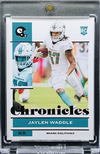 Jaylen Waddle RC - 2021 Panini Chronicles #76 - Miami Dolphins [AA139]