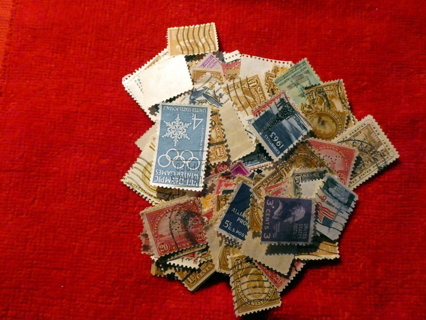 #3 Large Grab Bag of  U.S. Postage Stamps