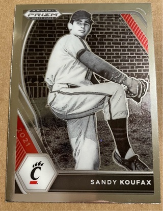 Sandy Koufax Baseball Card