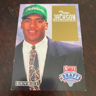 1992-93 Skybox - Draft Picks #DP4/92  1993-94 Update - Jim Jackson