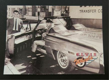 1992 The River Group Elvis Presley "Elvis Wheels" Card #366