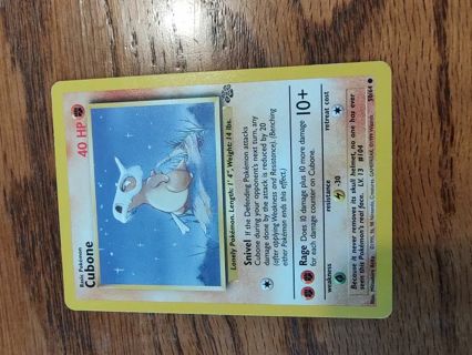 Pokemon Jungle Set Cubone 50/64 #5