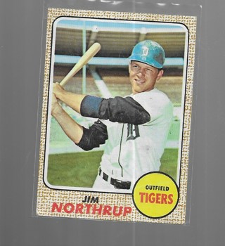 1968 TOPPS JIM NORTHRUP #78